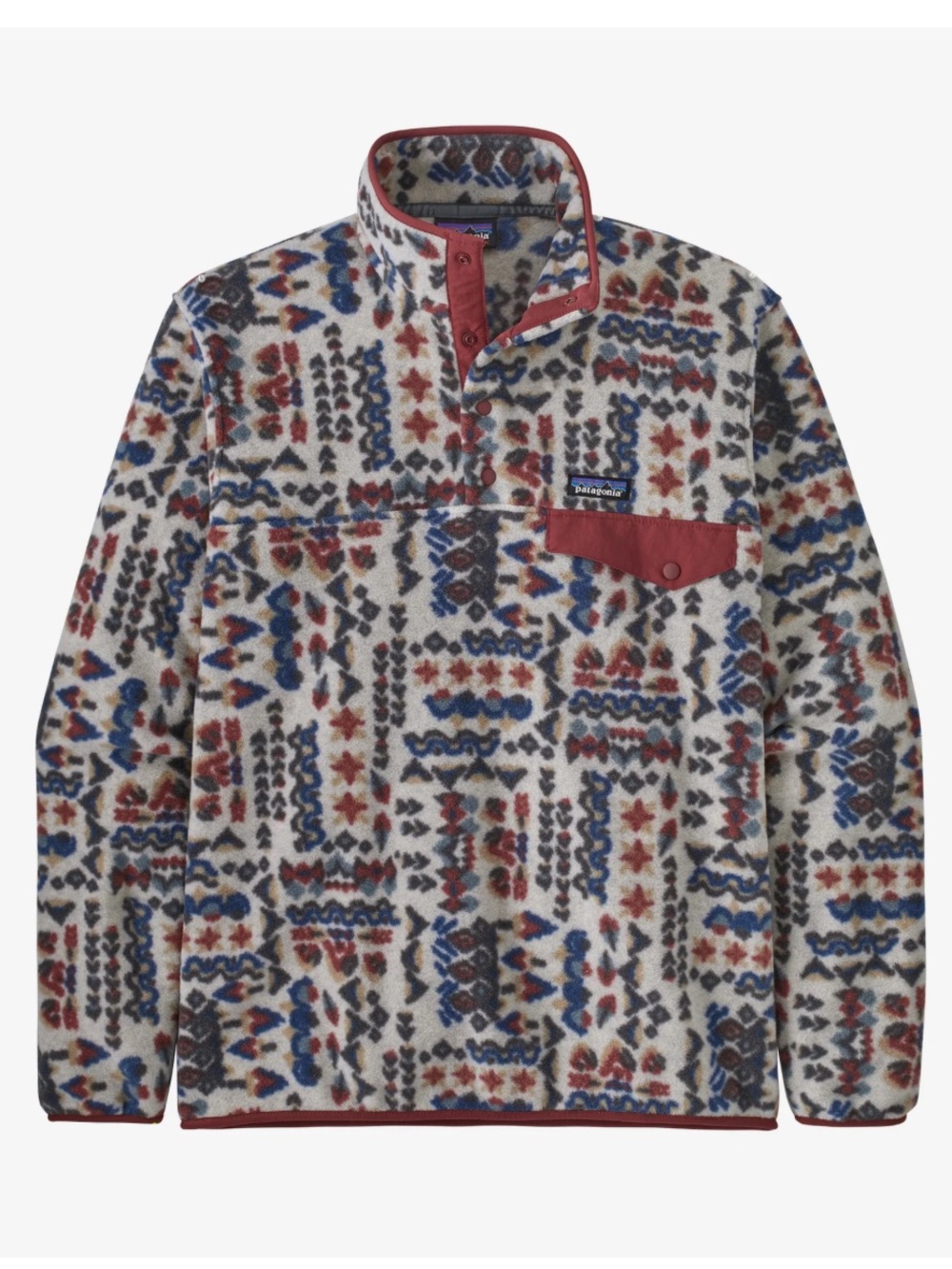 Patagonia Men's/Uni-sex Lightweight Synchilla Snap-T Fleece Wandering Woods XXS